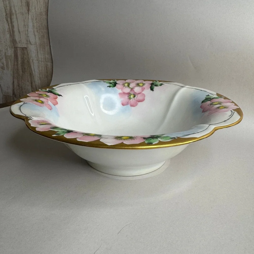 Vintage Japan Porcelain Lusterware‎ Bowl 9.5